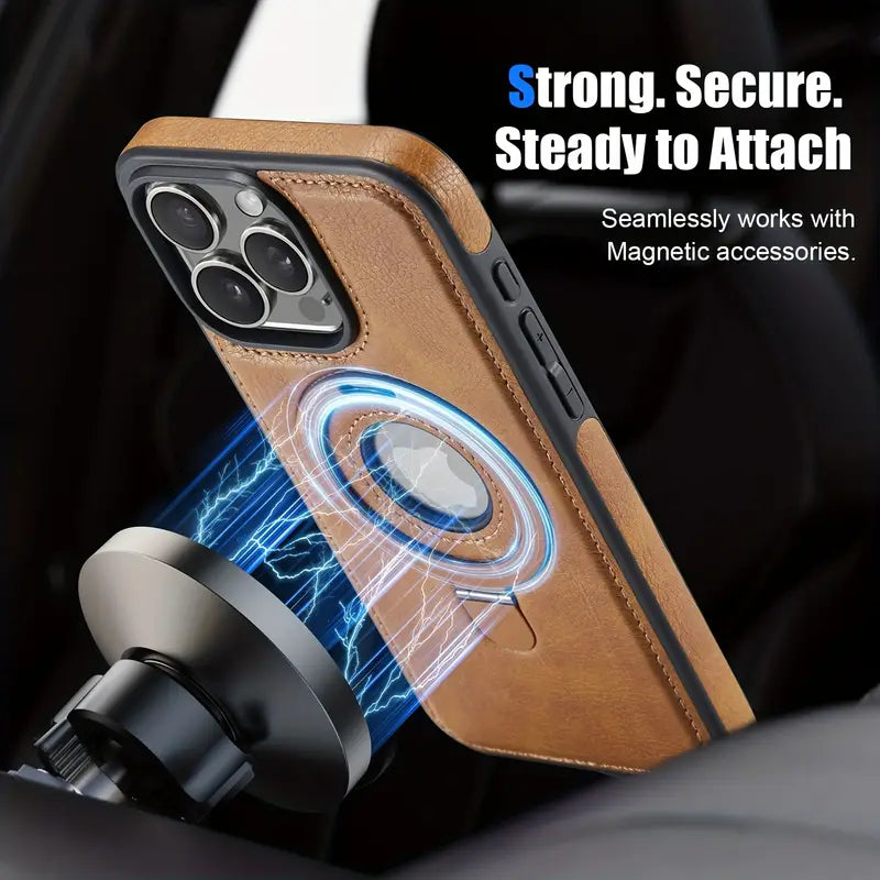 LuxHold™Luxury MagStand Case