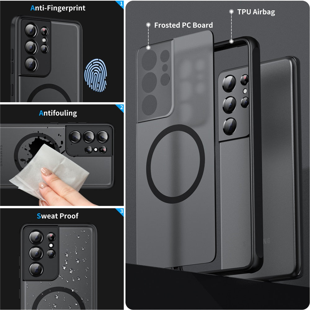 Luxury Magsafe Case-Samsung