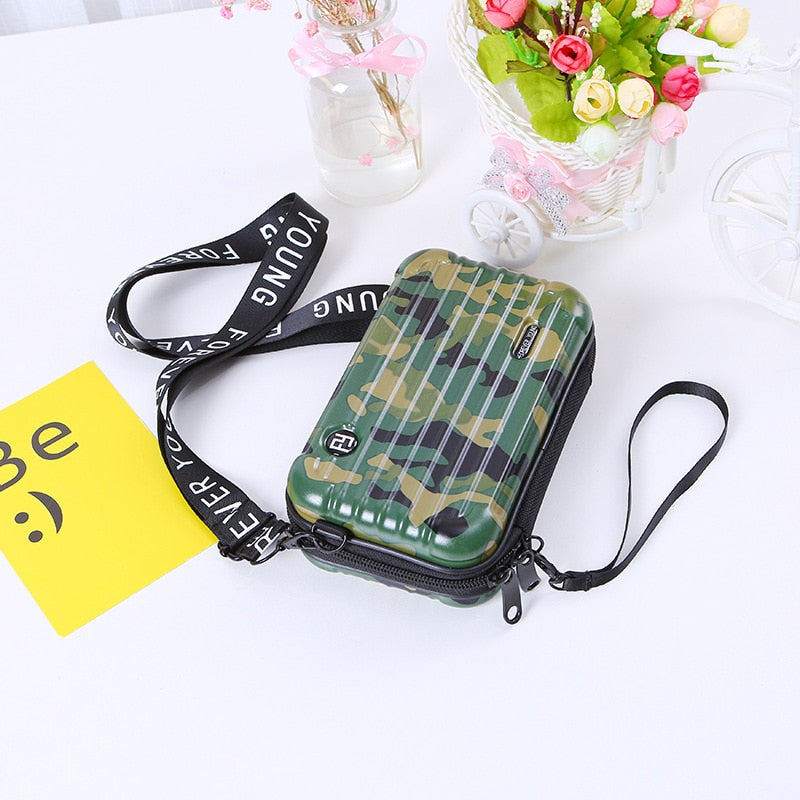 Mini suitcase best sale crossbody bag