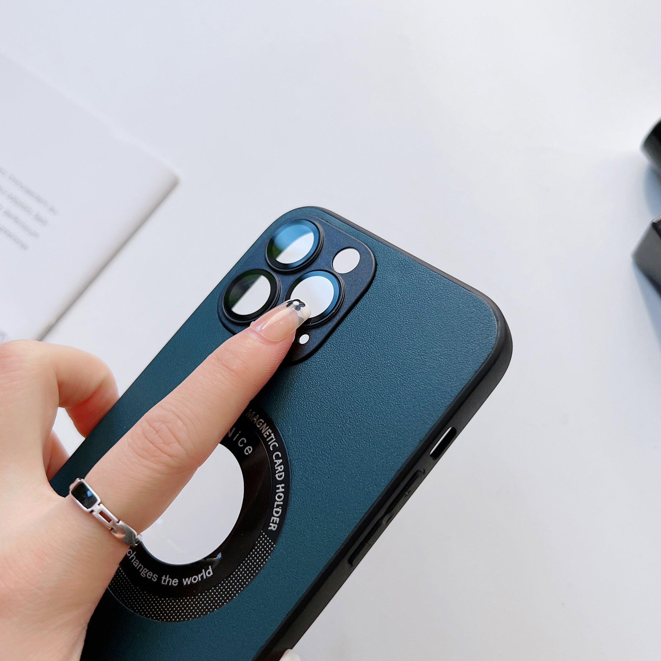 Xiaomi Mi 13 Pro MagSafe Case with RFID Blocking Magnetic Wallet Card  Holder Black